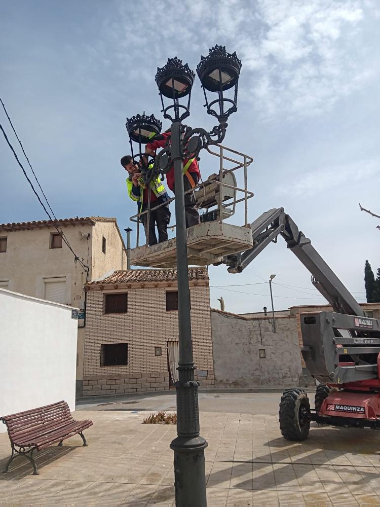 Imagen Se completa la renovación del tendido eléctrico con nuevas luminarias de led