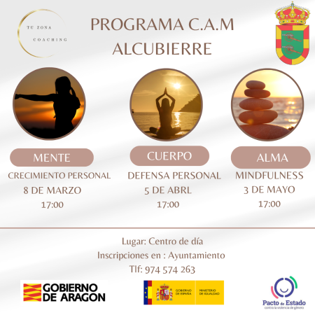 Imagen Alcubierre organiza tres sesiones del programa CAM para el...
